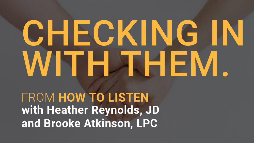 Checking In With Them | Phoenix Rising Empowerment Project